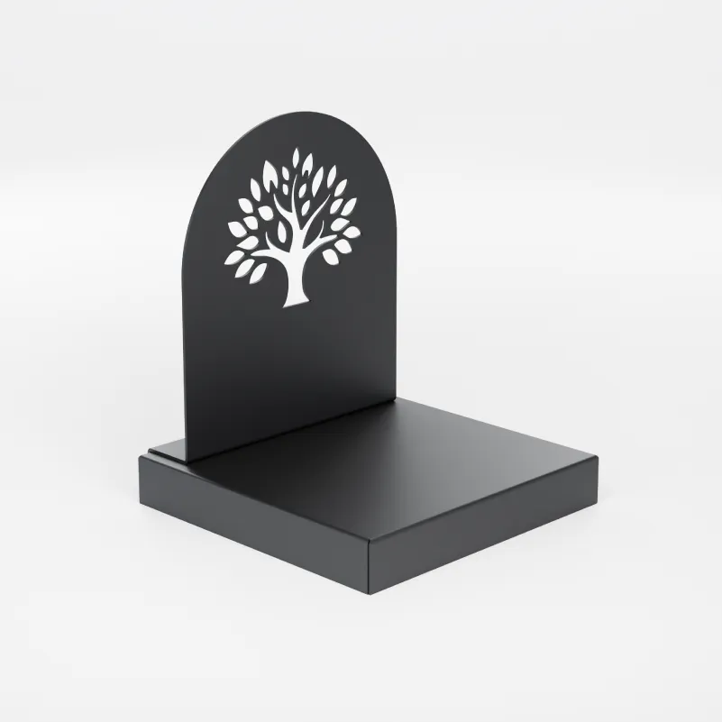 Lumina, monument funéraire animaux avec stèle arbre de vie
